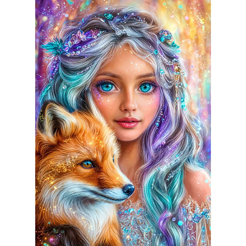5D Diamond Painting – Feya & der funkelnde Fuchs
