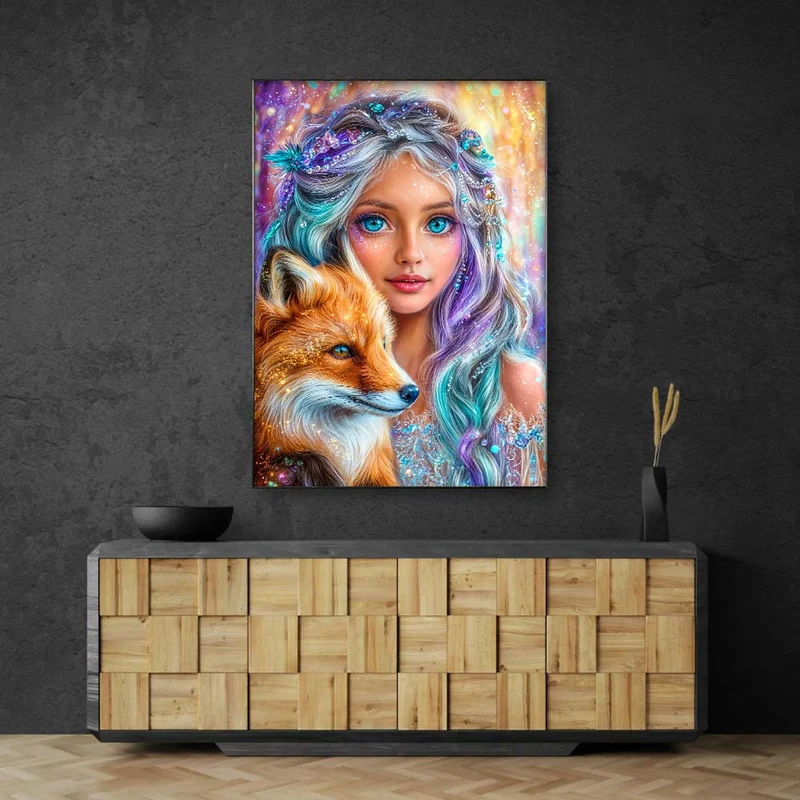 5D Diamond Painting – Feya & der funkelnde Fuchs