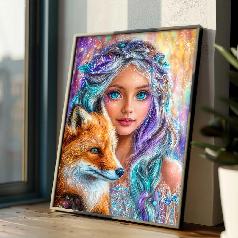 5D Diamond Painting – Feya & der funkelnde Fuchs