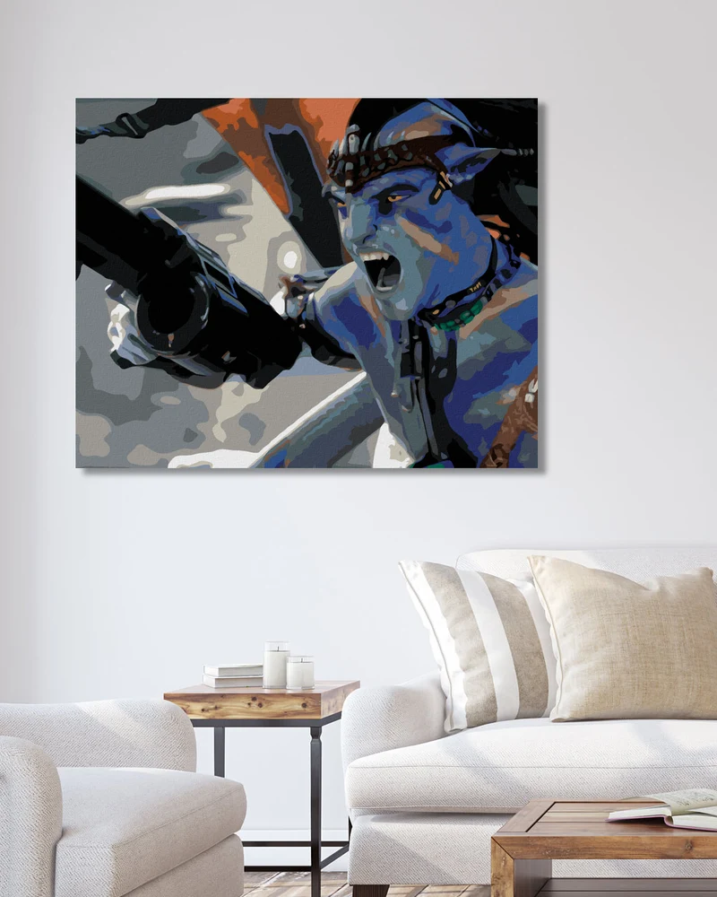 Diamond painting - AVATAR IM KAMPF (Avatar)