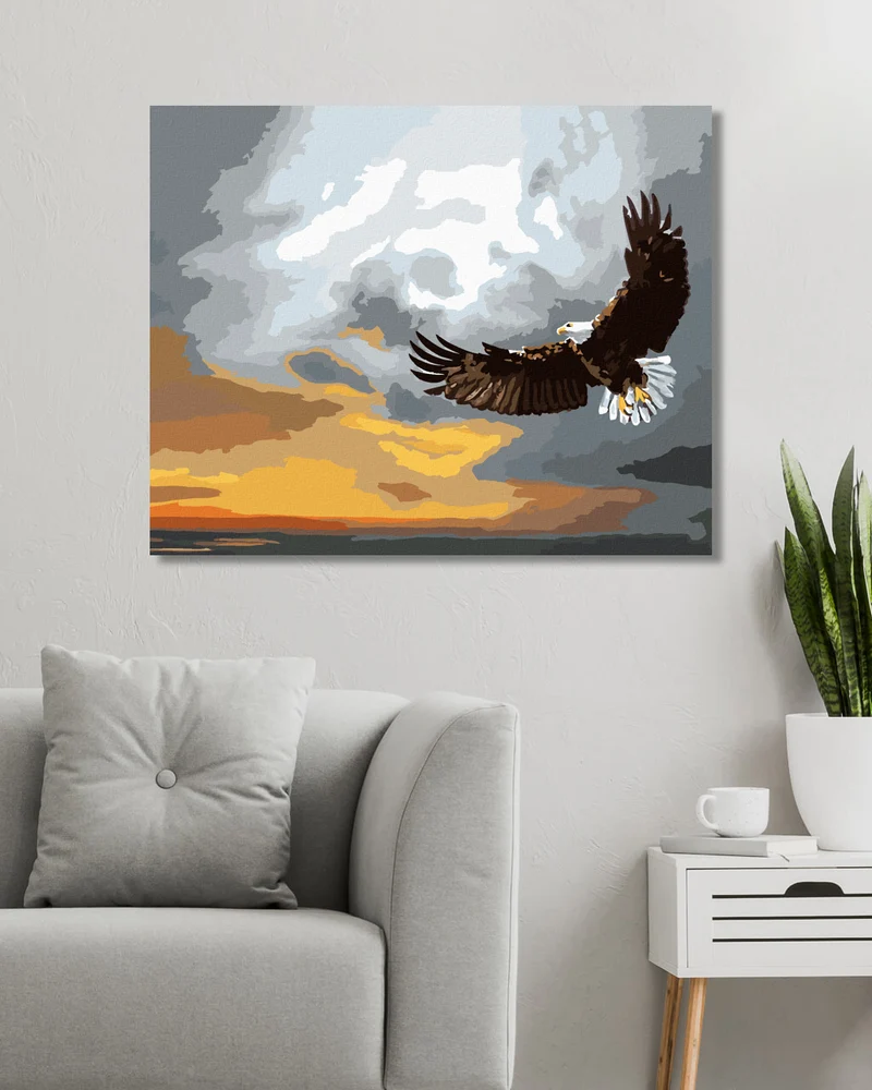 Diamond painting - ADLER IM STURM (D. RUSTY RUST)