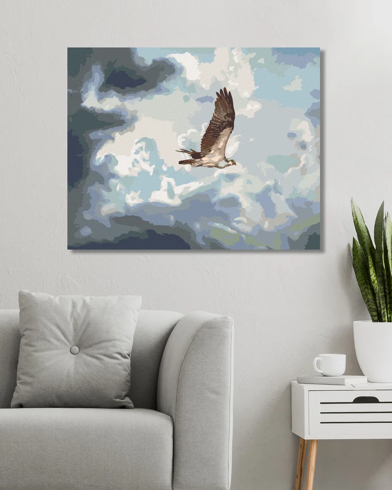 Diamond painting - ADLER IN DEN WOLKEN (D. RUSTY RUST)