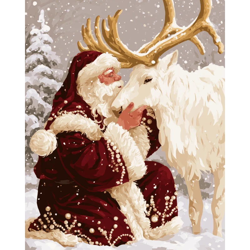 Umarmung vom Weihnachtsmann