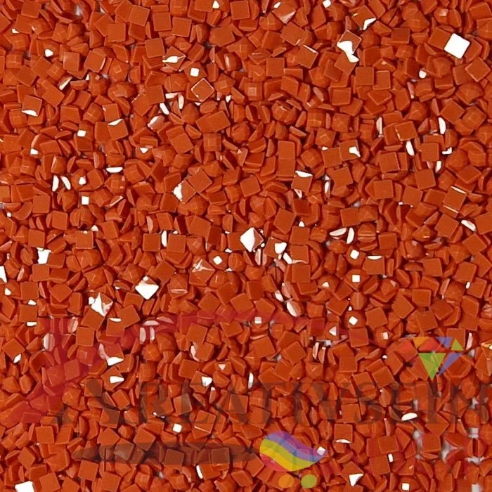 DMC 3830 Terracotta - eckige Steine - Diamond Painting