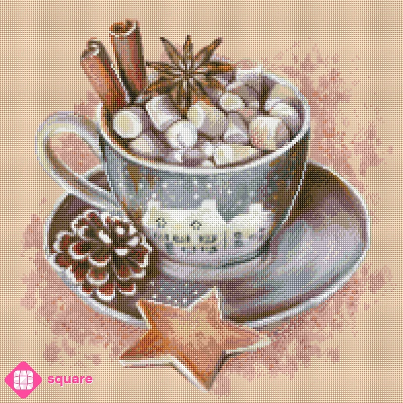 Diamond Painting - Jelissacousland - A cup of cosiness