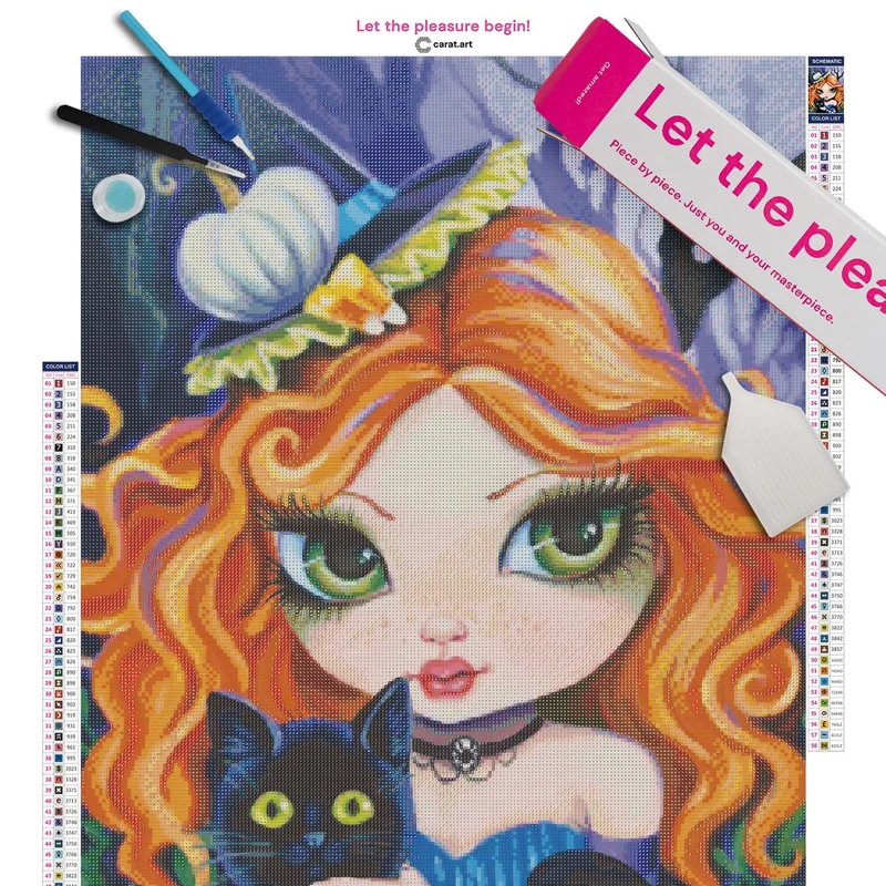 Diamond Painting - Denise Ferragamo - Ginger Haired Witch
