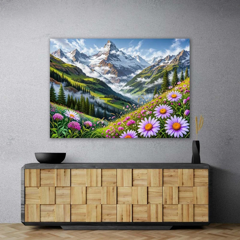 5D Diamond Painting – Alpenglühen in Liliana's Tal