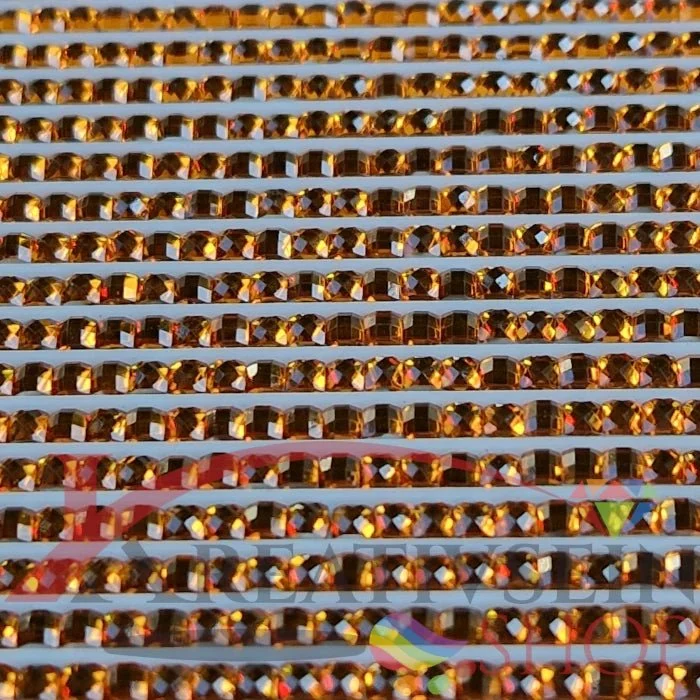 DMC 721 Orange Spice MED - eckige Steine - Strass - Diamond Painting