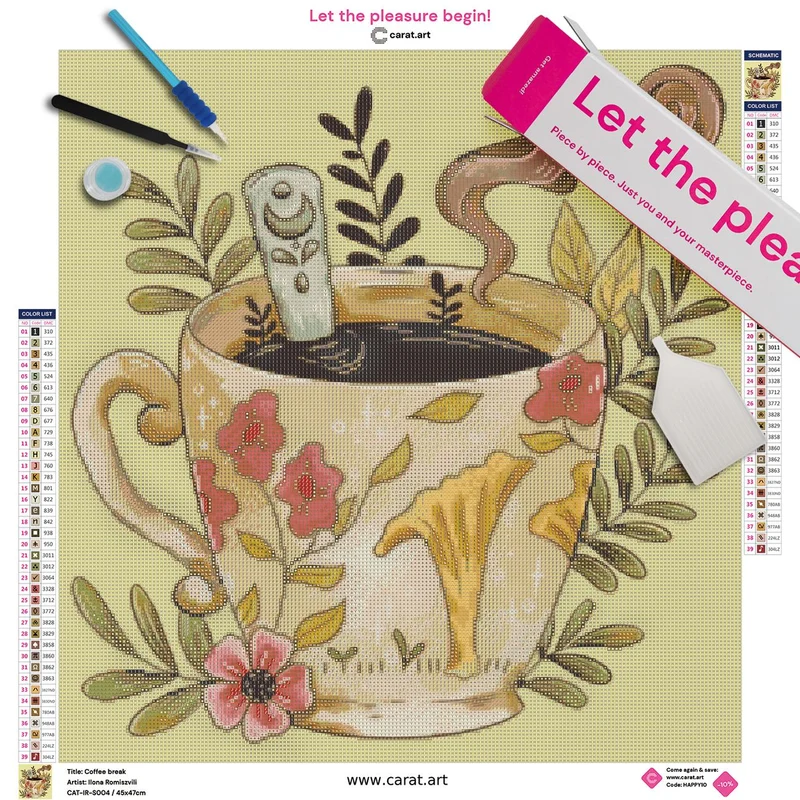 Diamond Painting - Ilona Romiszvili - Coffee break