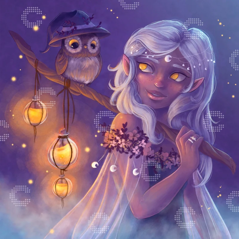 Diamond Painting - Franziska Detlefsen - Mist Fairy
