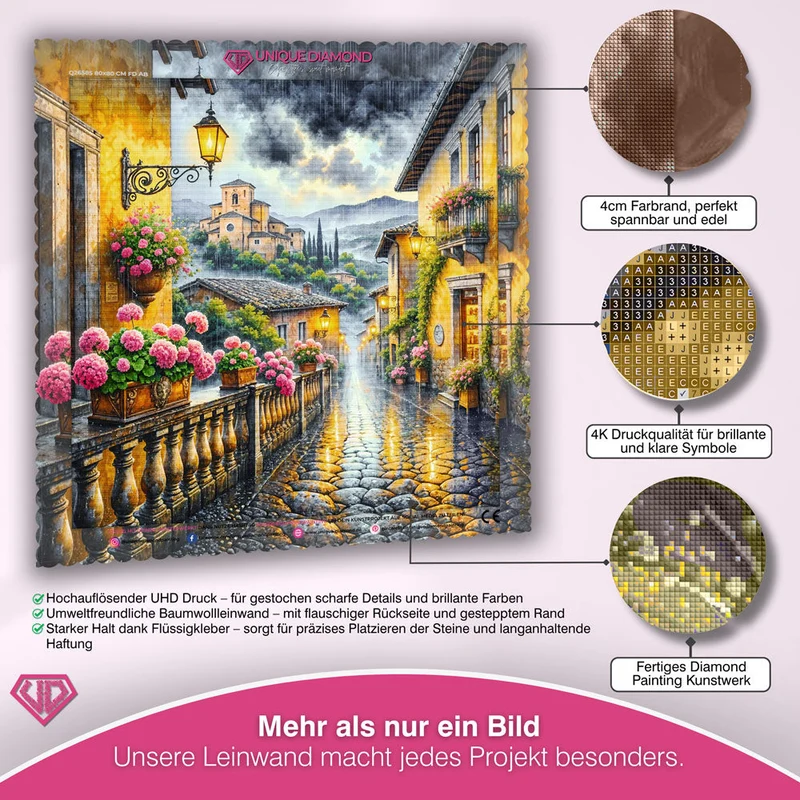 5D Diamond Painting – Regentage in Toskana