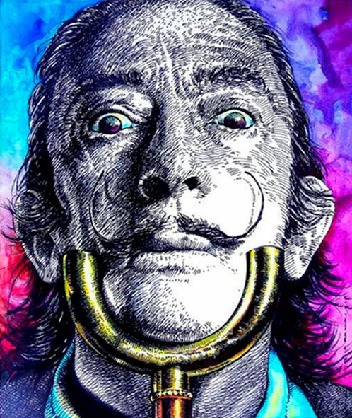 Salvador Dali Blue PIX-442