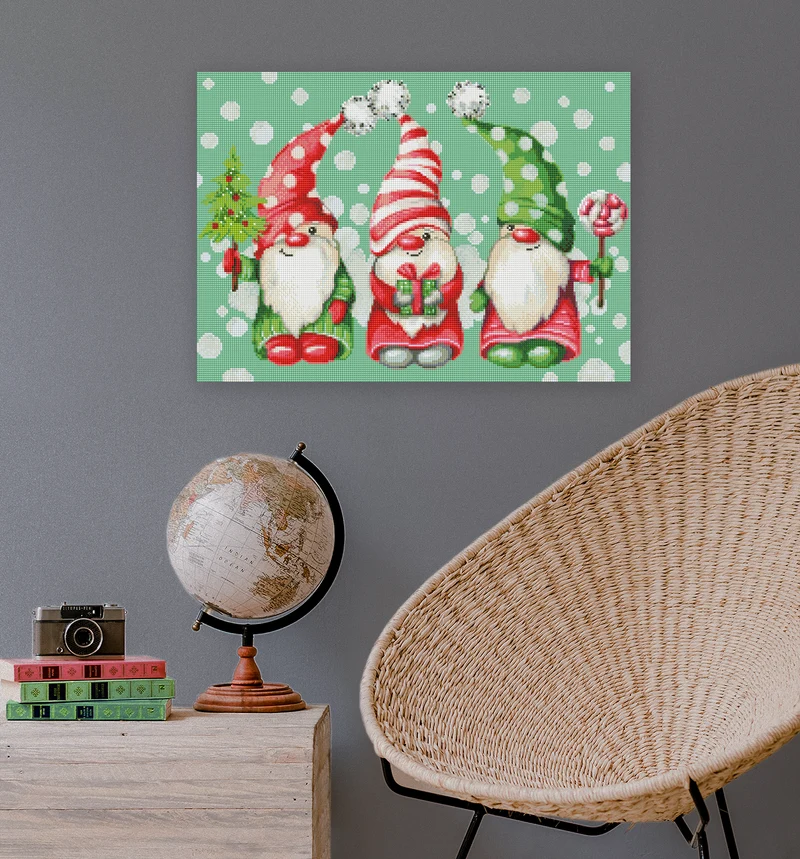 Diamond Painting - Anna Petunova - Christmas Gnomes