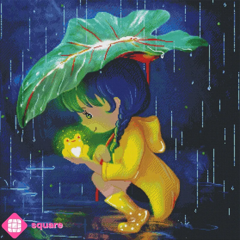 Diamond Painting - Fransiska Susilo - The girl with the froggie