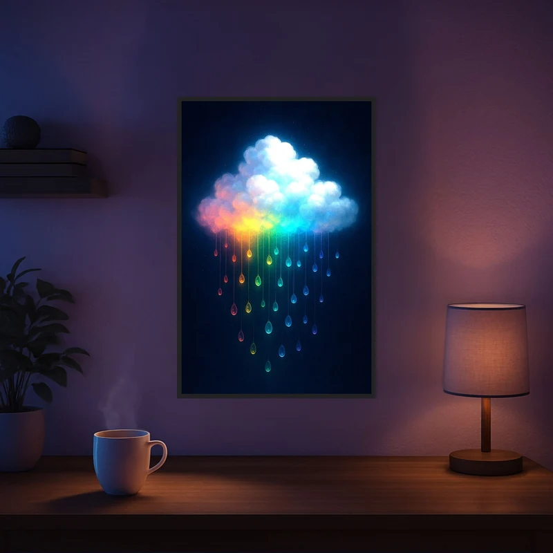 Diamond Painting Jennifer Ruschinski Special - Regenbogenwolke