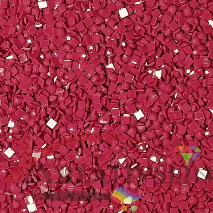 DMC 3803 Mauve MED - eckige Steine - Diamond Painting
