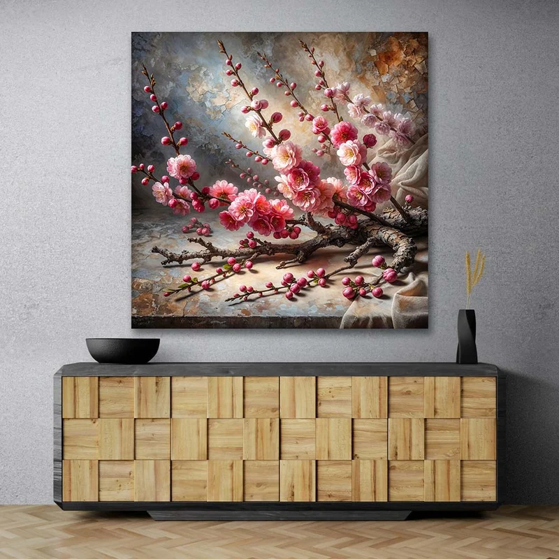 5D Diamond Painting – Kirschblüten der Stille