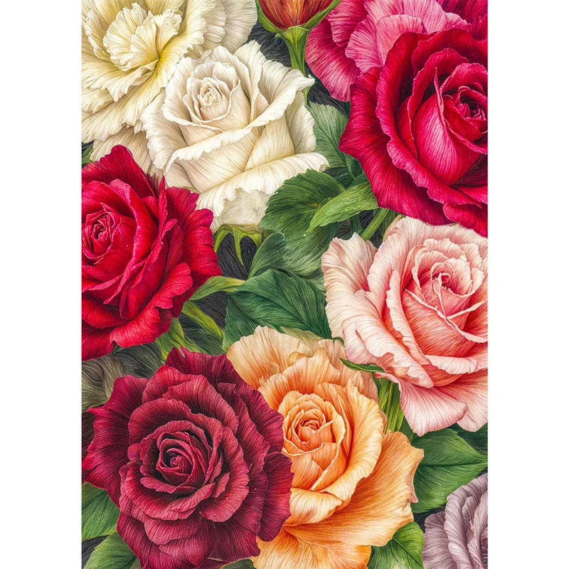5D Diamond Painting – Rosengarten der Harmonie