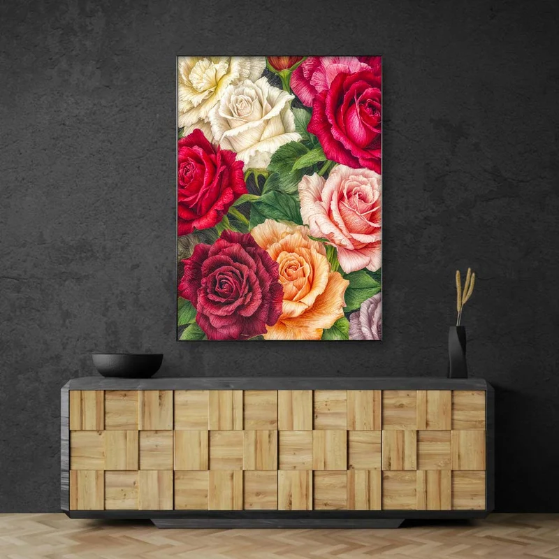 5D Diamond Painting – Rosengarten der Harmonie