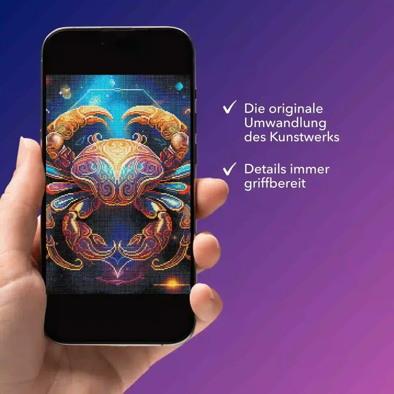 Digitale Bildmappe - Sternzeichen Krebs "Limited Edition"