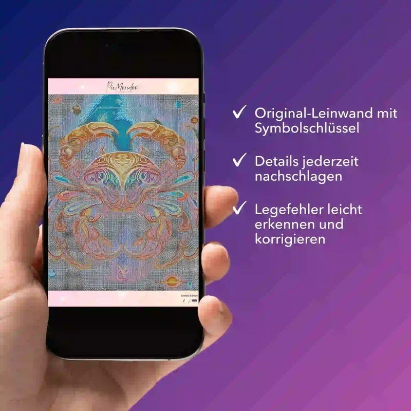 Digitale Bildmappe - Sternzeichen Krebs "Limited Edition"