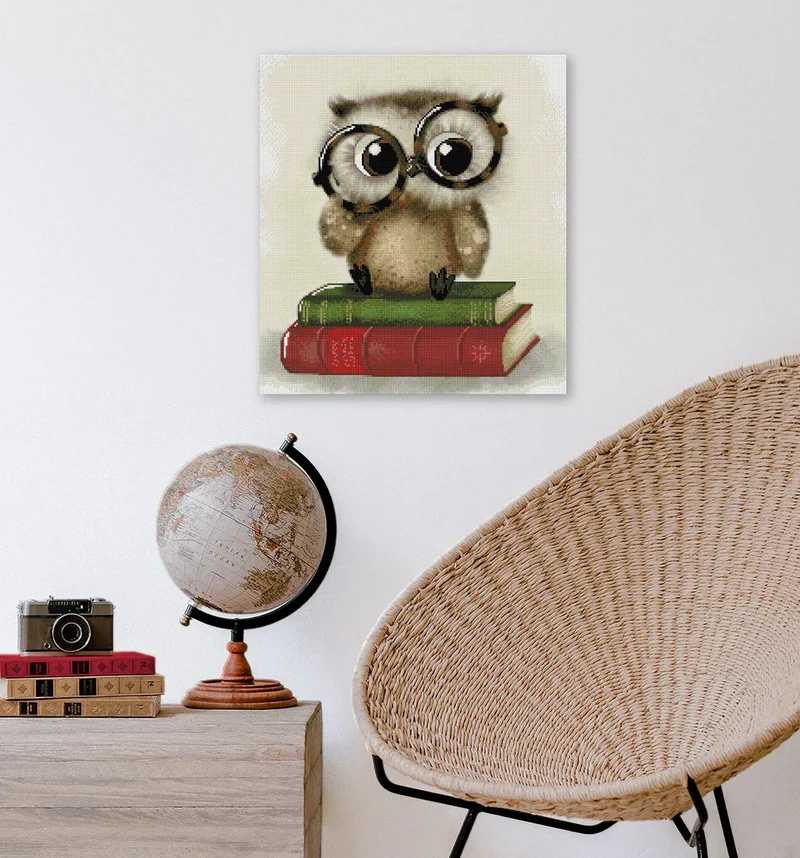 Diamond Painting - Sannadorable - Book Owl