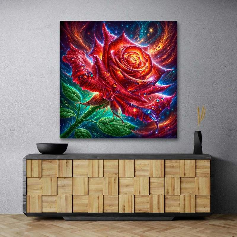 5D Diamond Painting – Galaxie der Glutrose