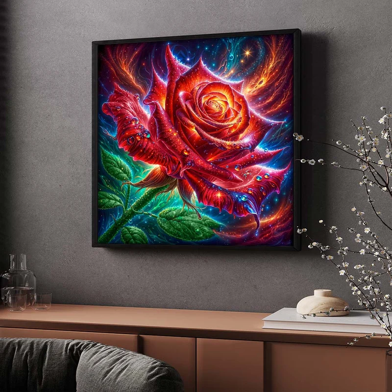 5D Diamond Painting – Galaxie der Glutrose