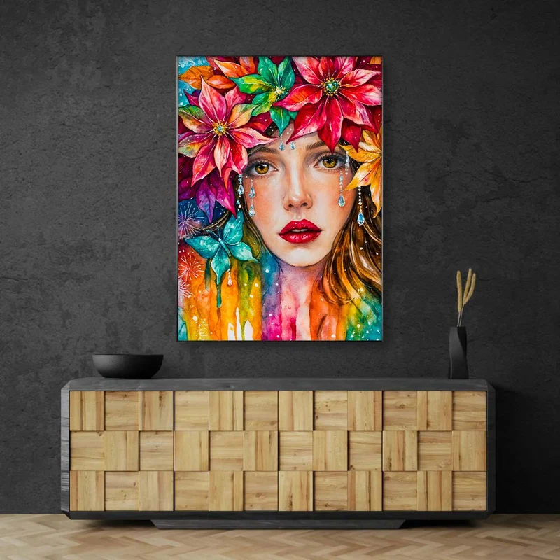 5D Diamond Painting – Tränen der Farben