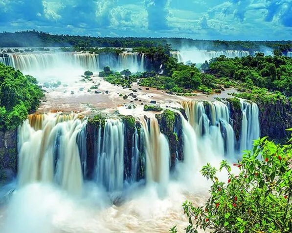 Embroidery Waterfall PIX-258