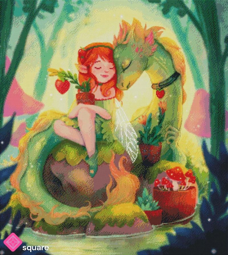 Diamond Painting - Franziska Detlefsen - Strawberry Fairy