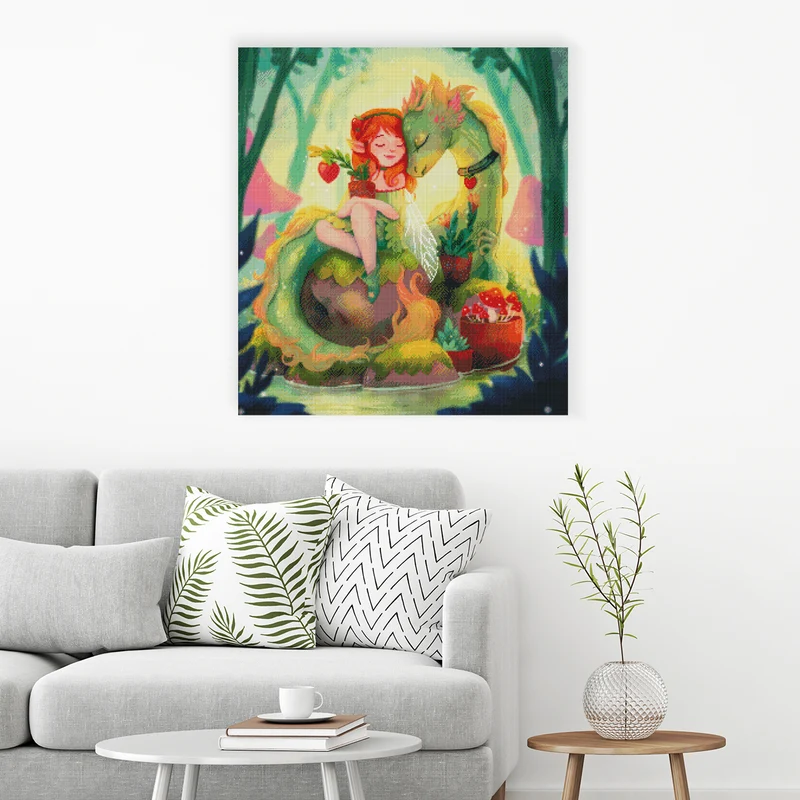 Diamond Painting - Franziska Detlefsen - Strawberry Fairy