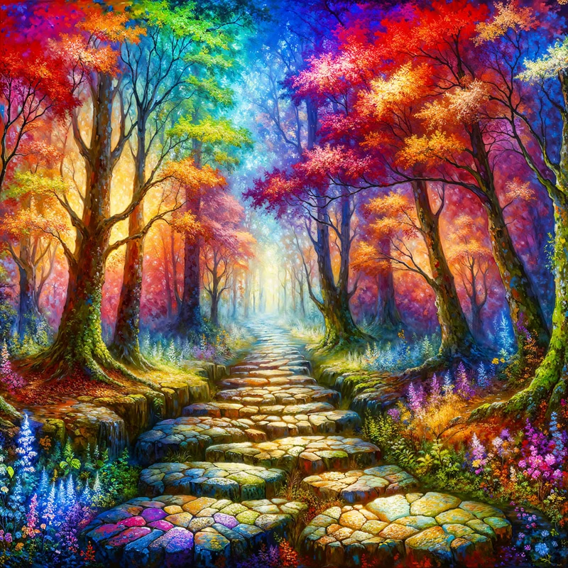 5D Diamond Painting – Pfad ins Farbenreich
