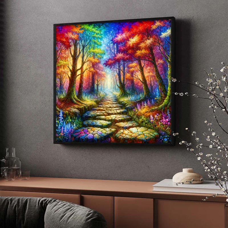 5D Diamond Painting – Pfad ins Farbenreich