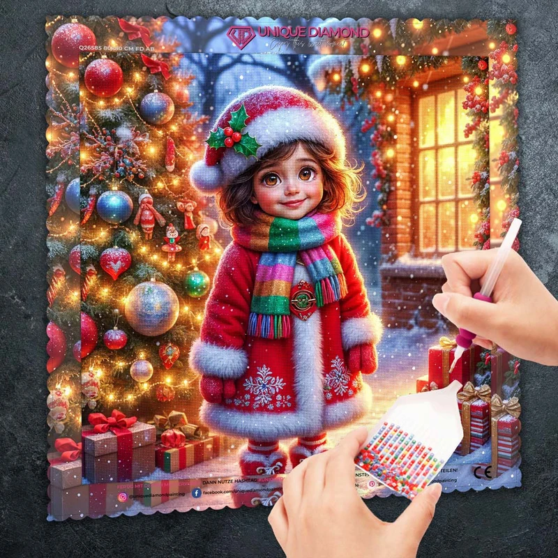 5D Diamond Painting – Leni und das Licht der Weihnacht