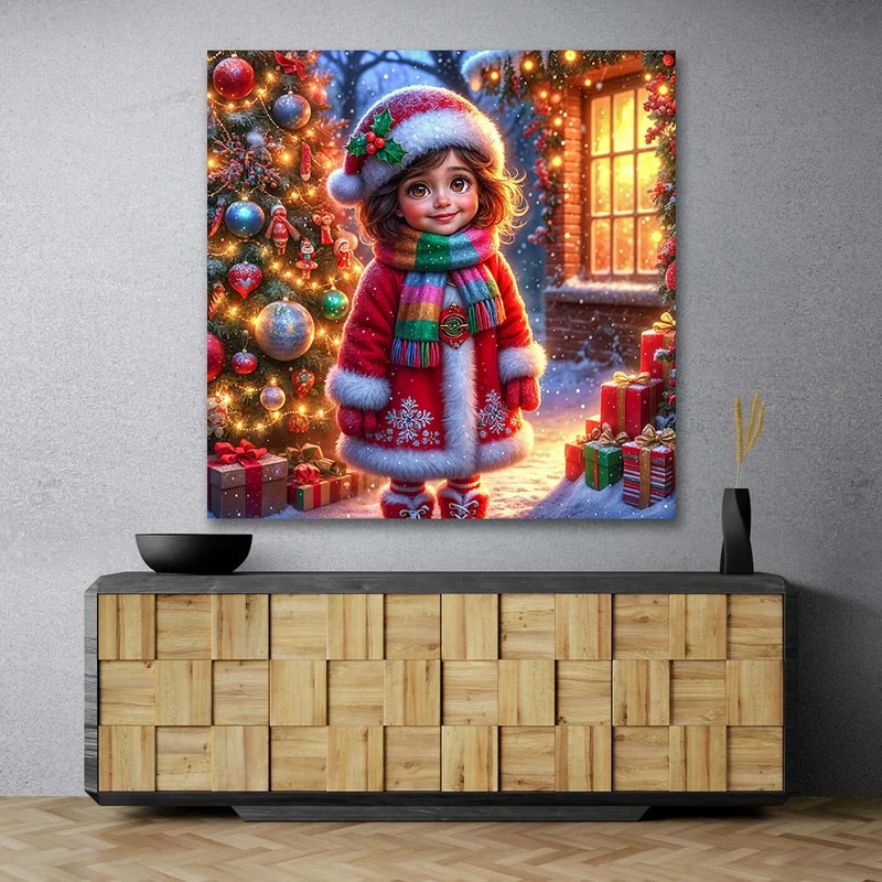 5D Diamond Painting – Leni und das Licht der Weihnacht