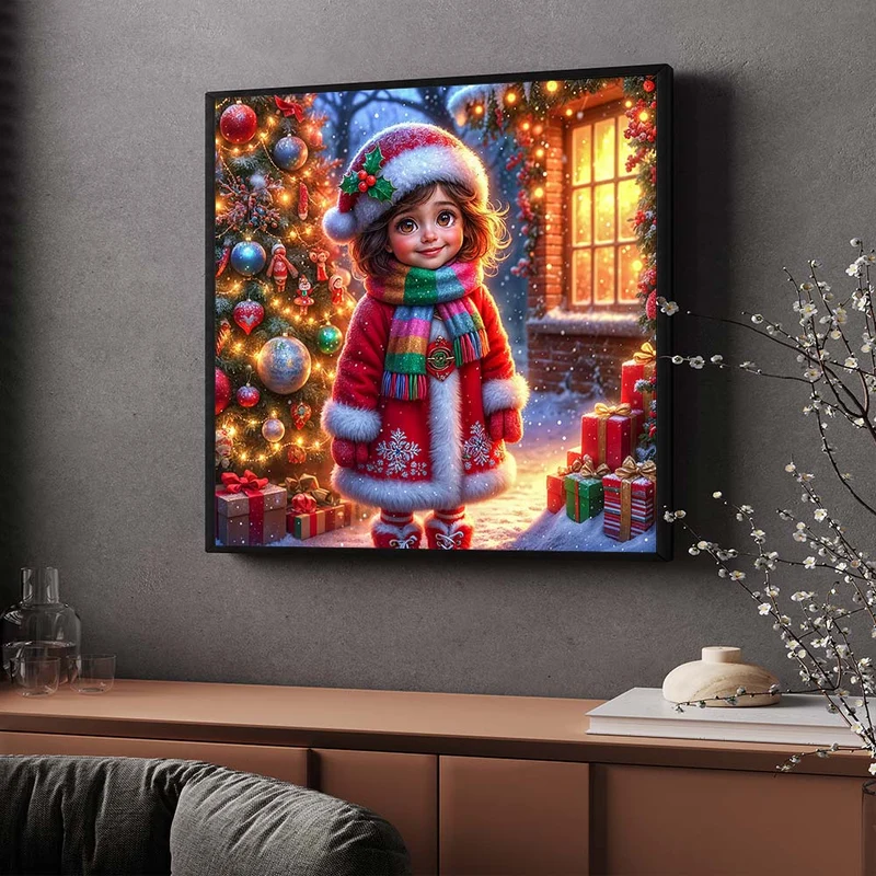 5D Diamond Painting – Leni und das Licht der Weihnacht