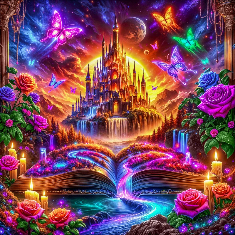 5D Diamond Painting – Das Märchenschloss der Träume