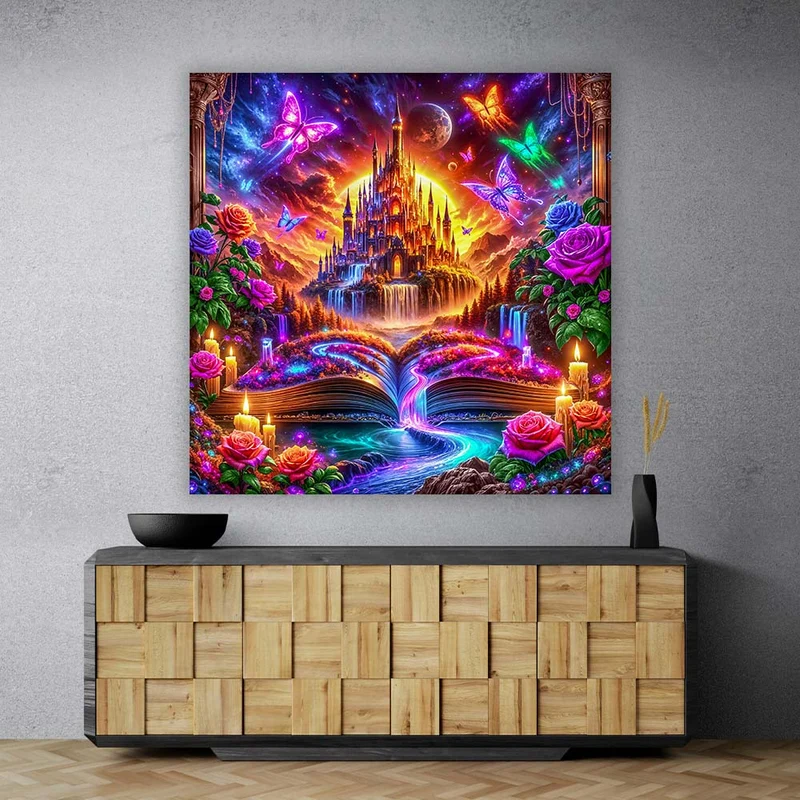 5D Diamond Painting – Das Märchenschloss der Träume