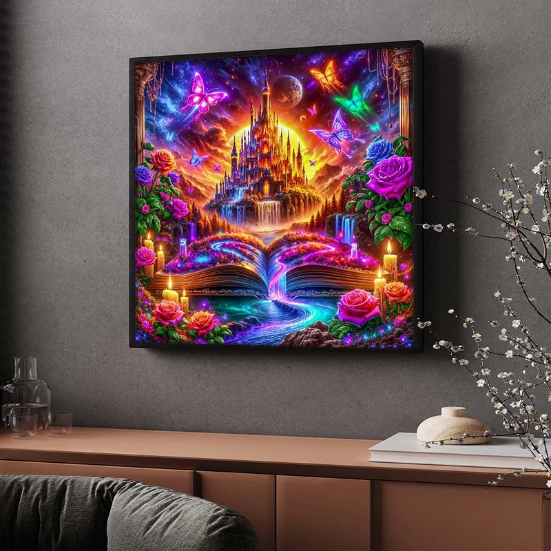 5D Diamond Painting – Das Märchenschloss der Träume