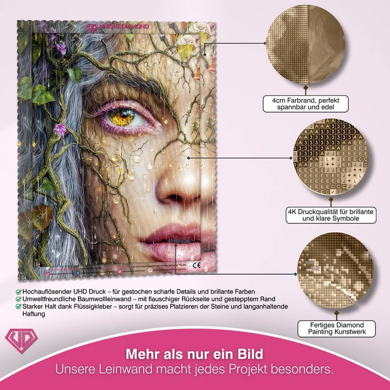 5D Diamond Painting – Elenya, Träne des Waldes