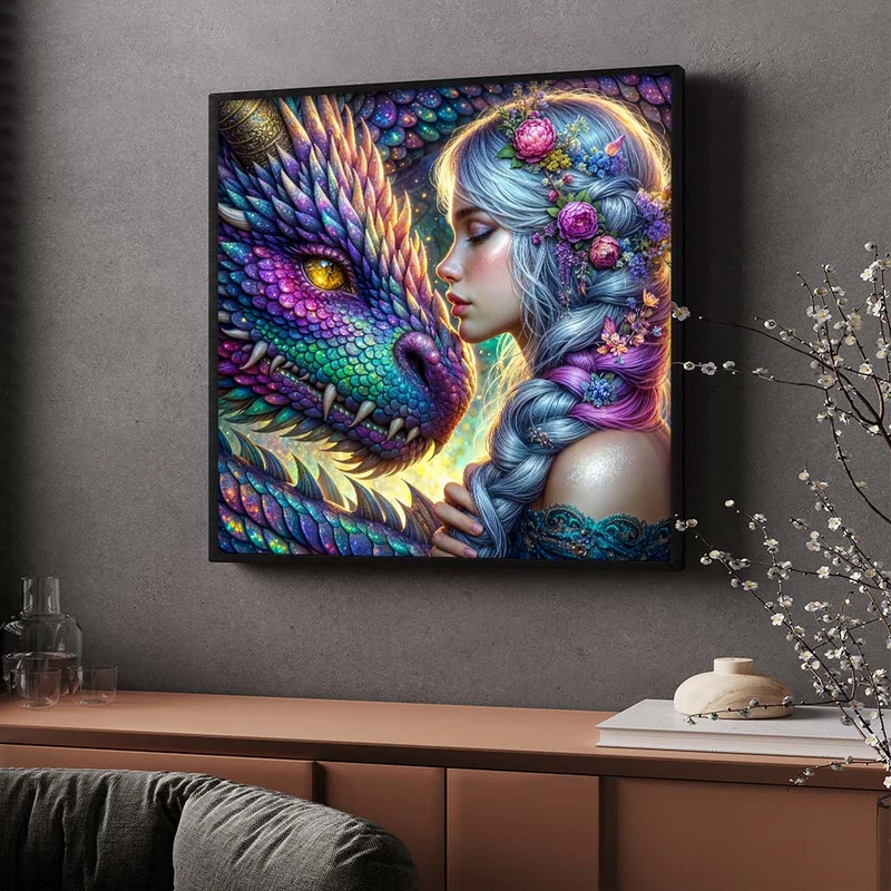 5D Diamond Painting – Drachenbund der Elemente