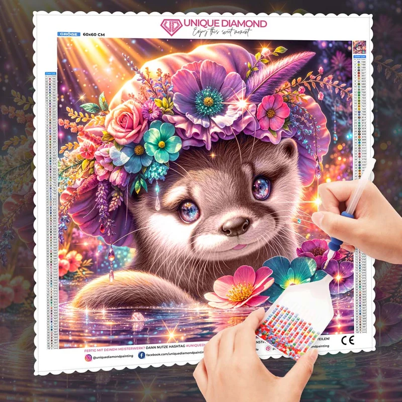 5D Diamond Painting – Märchenhafter Otterzauber