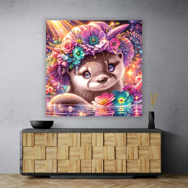 5D Diamond Painting – Märchenhafter Otterzauber