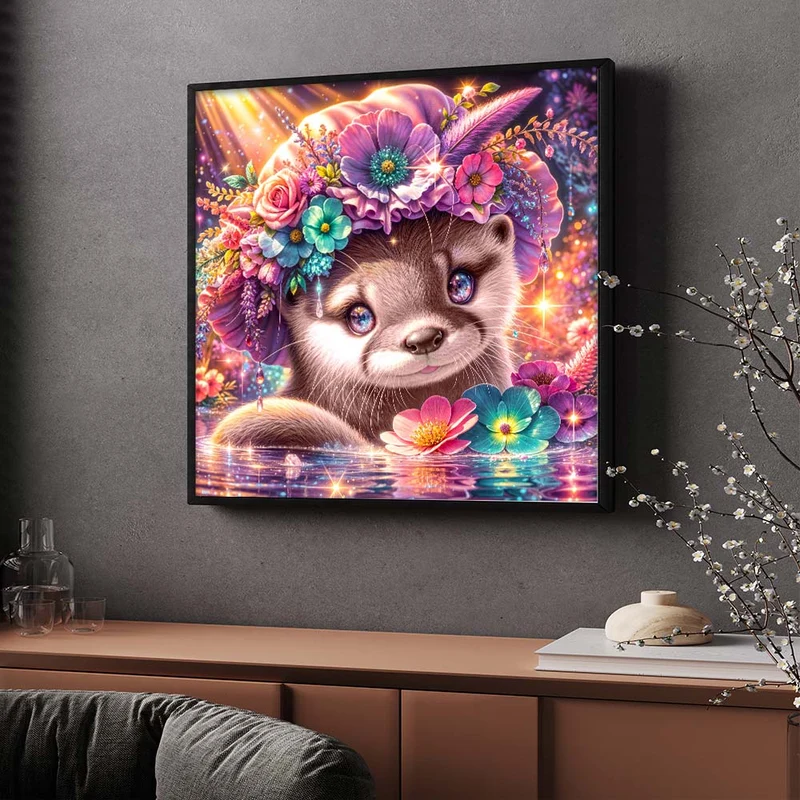 5D Diamond Painting – Märchenhafter Otterzauber
