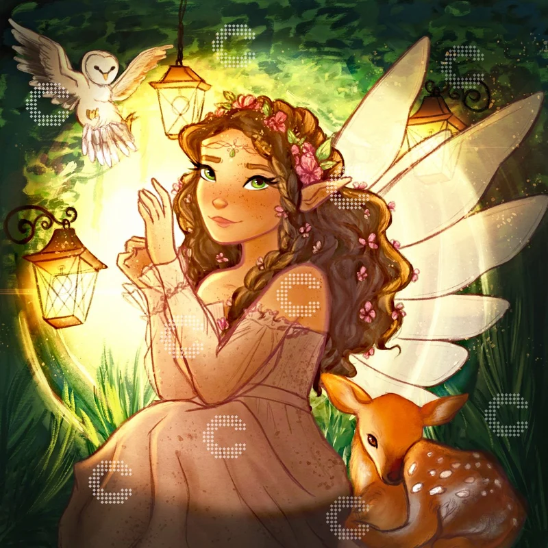 Diamond Painting - Femke Deborah - Forest Fairy