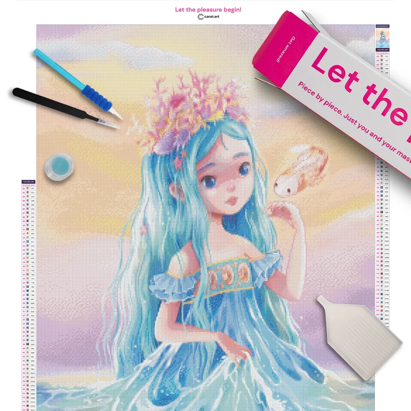 Diamond Painting - Fabiana Attanasio - Meeresprinzessin