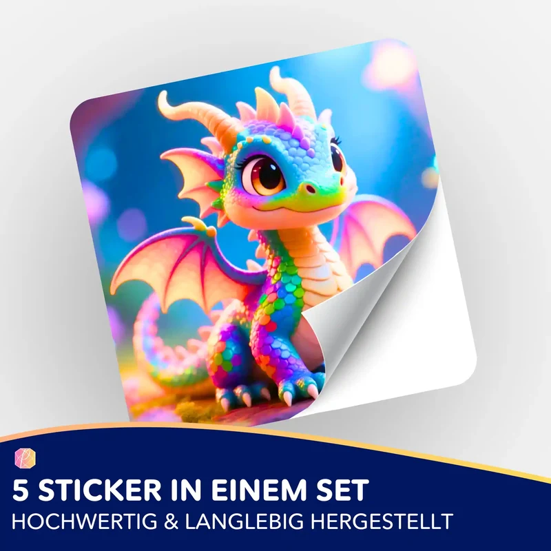 Aufkleber 5er-Set - Rinji