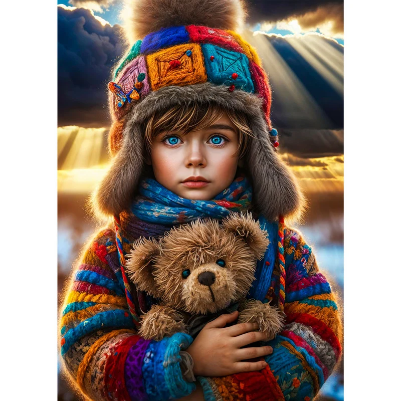 5D Diamond Painting – Hoffnung in der Abenddämmerung