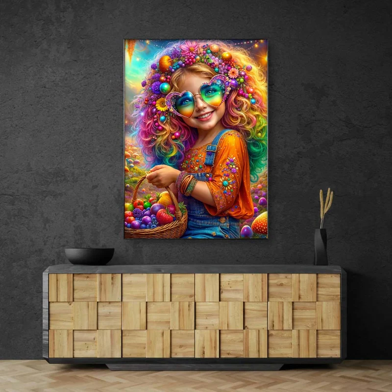5D Diamond Painting – Fruchtzauber im Regenbogenwald